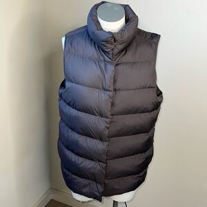 NWOT Brochu Walker Anders Down Vest Small Espresso